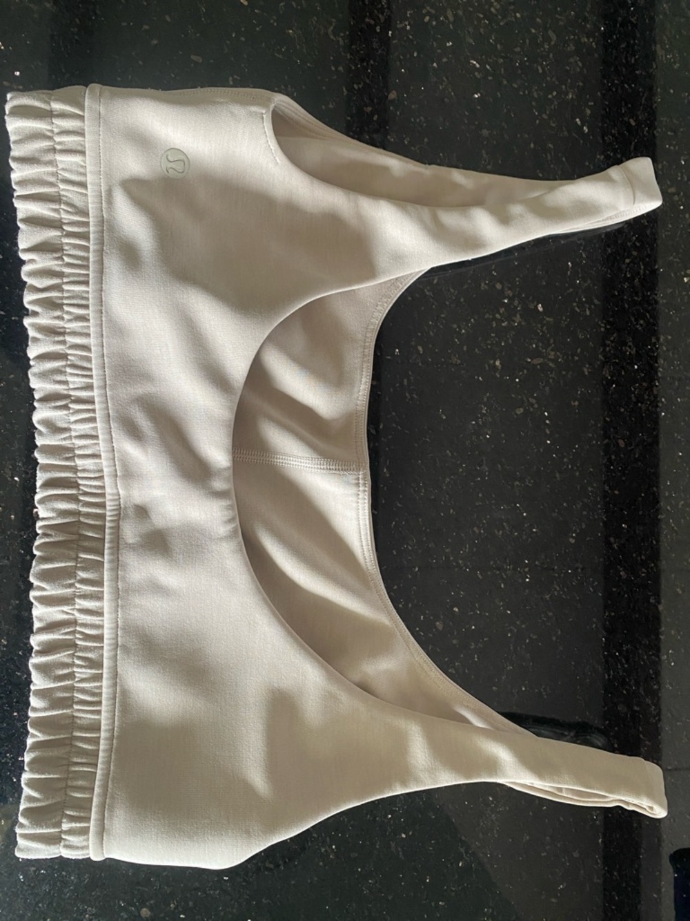 lululemon athletica Cream/Off-White Sports Bra